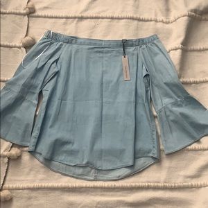 Off the shoulder Calvin Klein blouse